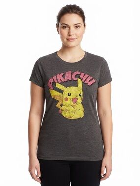 Mighty Fine PIKACHU T-Shirt Medium